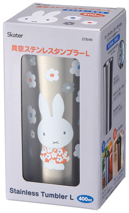 Skater 400ml Insulated Stainless Steel Tumbler Miffy Monotone Mug Stb4N-A- Japan Figure Store - #1 Bring To You The Best Japanese Goods