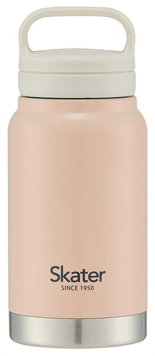 Skater 350ml Insulated Stainless Steel Mug Bottle in Dull Pink with Screw Handle- Japan Figure Store - #1 Bring To You The Best Japanese Goods