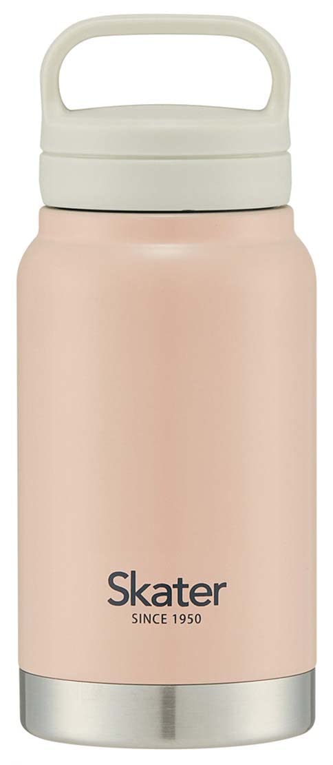 Skater 350ml Insulated Stainless Steel Mug Bottle in Dull Pink with Screw Handle- Japan Figure Store - #1 Bring To You The Best Japanese Goods
