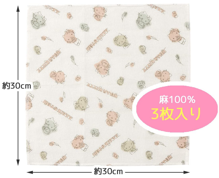 Skater Winnie The Pooh 3pc Fabric Dishcloth Set 30 x 30 cm Skater Kaya- Japan Figure Store - #1 Bring To You The Best Japanese Goods