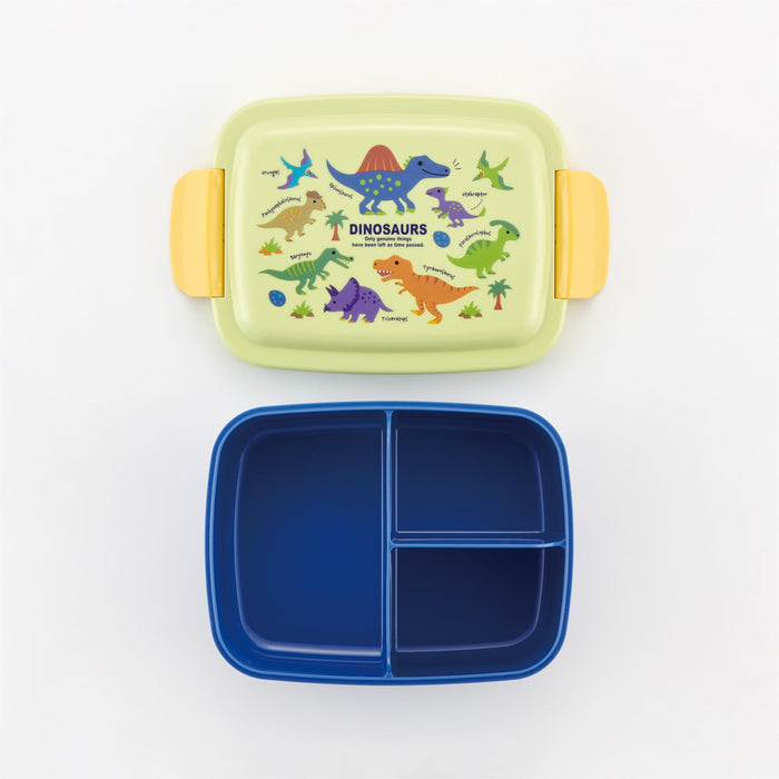 Skater Kids Lunch Box Dome Shape 820Ml Dinosaur Print Made in Japan