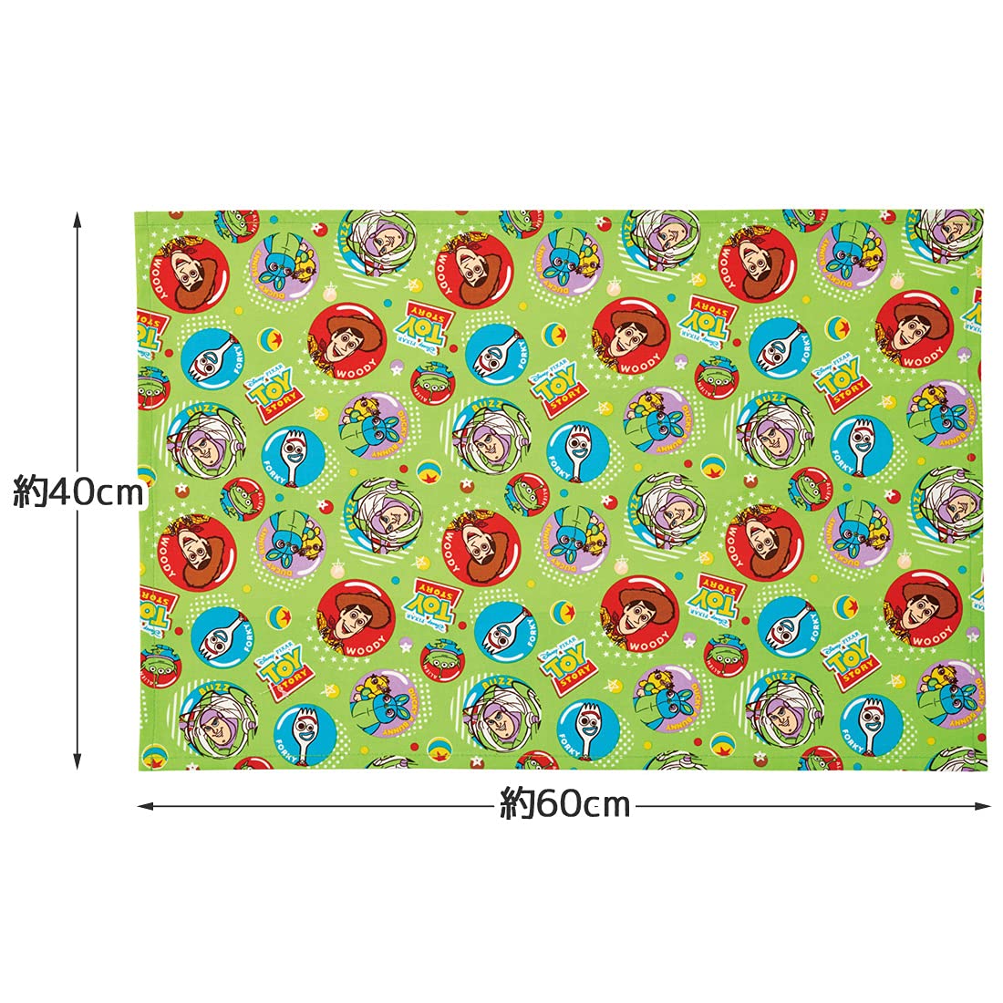 Skater Disney Toy Story Large 60x40cm Placemat with Name Tag- Japan Figure Store - #1 Bring To You The Best Japanese Goods