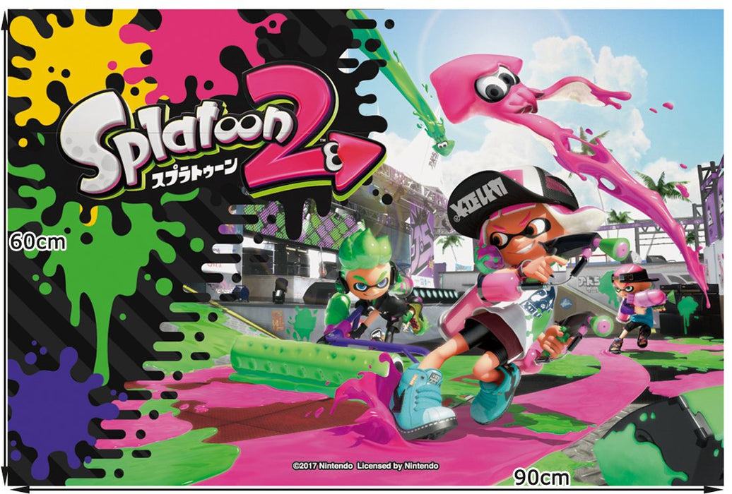 Skater Leisure Sheet S - Splatoon 2 Design 90x60cm by Skater- Japan Figure Store - #1 Bring To You The Best Japanese Goods