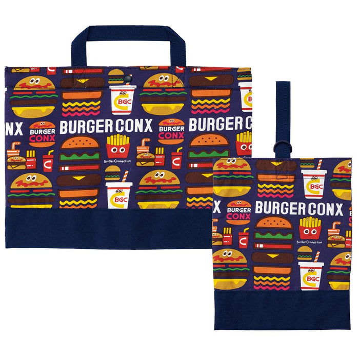 Skater Lesson Bag - Kbl1-A Tote Bag with Burger Conks Design- Japan Figure Store - #1 Bring To You The Best Japanese Goods