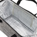 Skater Black Linen-Style Cooling Purse Lunch Bag Fits Large Boxes Size 26x13x19 cm Kgaj2- Japan Figure Store - #1 Bring To You The Best Japanese Goods