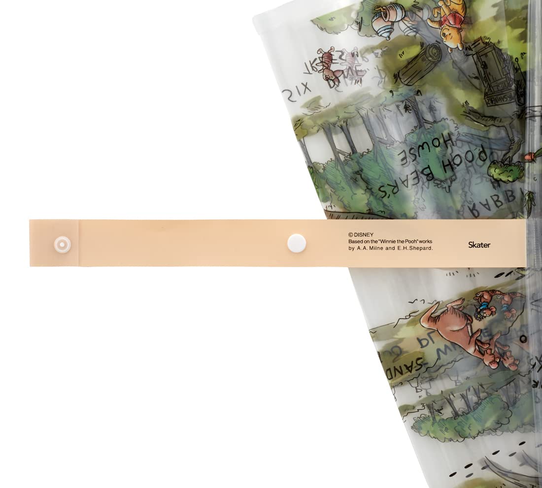 Skater Disney Winnie The Pooh Adult Vinyl Long Umbrella 60cm UBV4-A- Japan Figure Store - #1 Bring To You The Best Japanese Goods