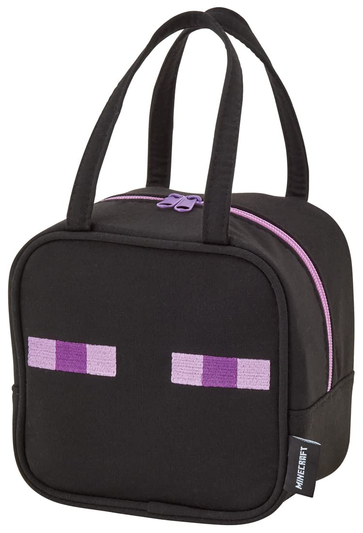 Skater Enderman Minecraft Lunch Bag with Mini Pocket 32 x 12 x H21cm - KNBP1- Japan Figure Store - #1 Bring To You The Best Japanese Goods