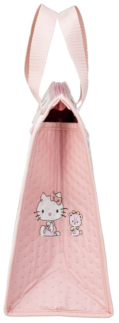 Skater Hello Kitty Line Design Sanrio FBC1-A Non-Woven Cooler Lunch Bag- Japan Figure Store - #1 Bring To You The Best Japanese Goods