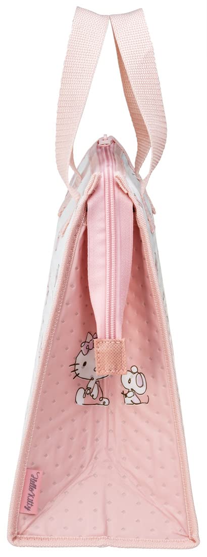 Skater Hello Kitty Line Design Sanrio FBC1-A Non-Woven Cooler Lunch Bag- Japan Figure Store - #1 Bring To You The Best Japanese Goods