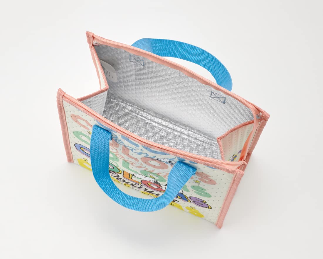 Skater Snoopy Peanuts Non-Woven Colorful Lunch Bag Cooler Fbc1-A- Japan Figure Store - #1 Bring To You The Best Japanese Goods