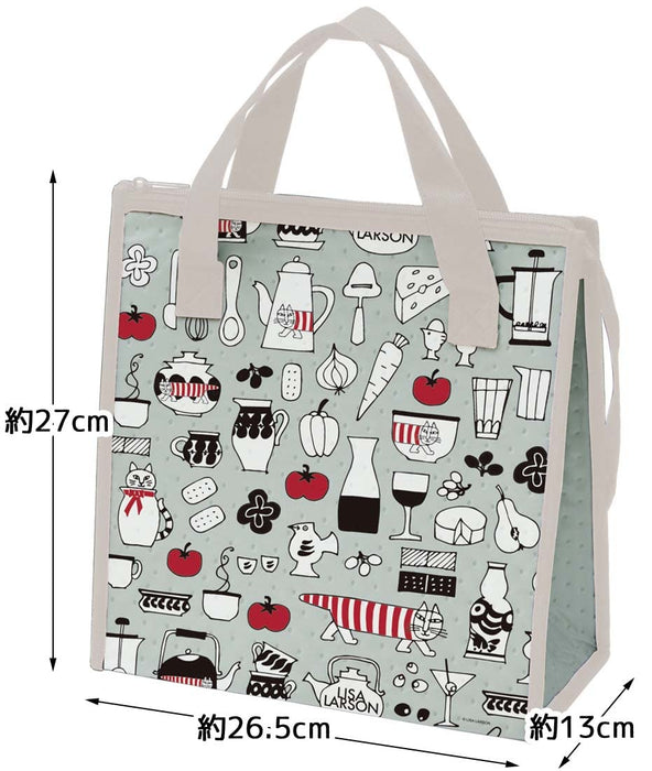 Skater Non-Woven Fabric Cooler Lunch Bag Lisa Larson Kitchen Fbc1-A- Japan Figure Store - #1 Bring To You The Best Japanese Goods