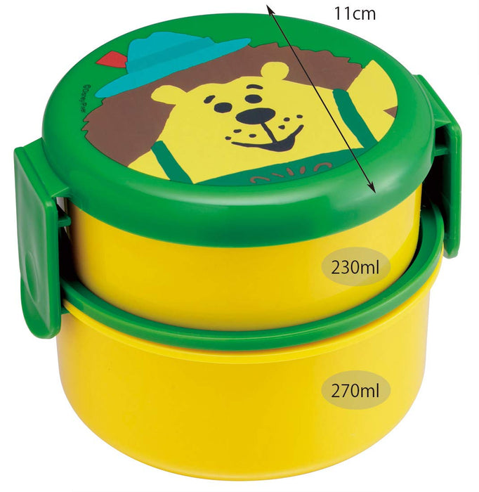 Skater 2-Tier Round Lunch Box 500ml Mr. Prick Pants Design Made in Japan Model ONWR1- Japan Figure Store - #1 Bring To You The Best Japanese Goods