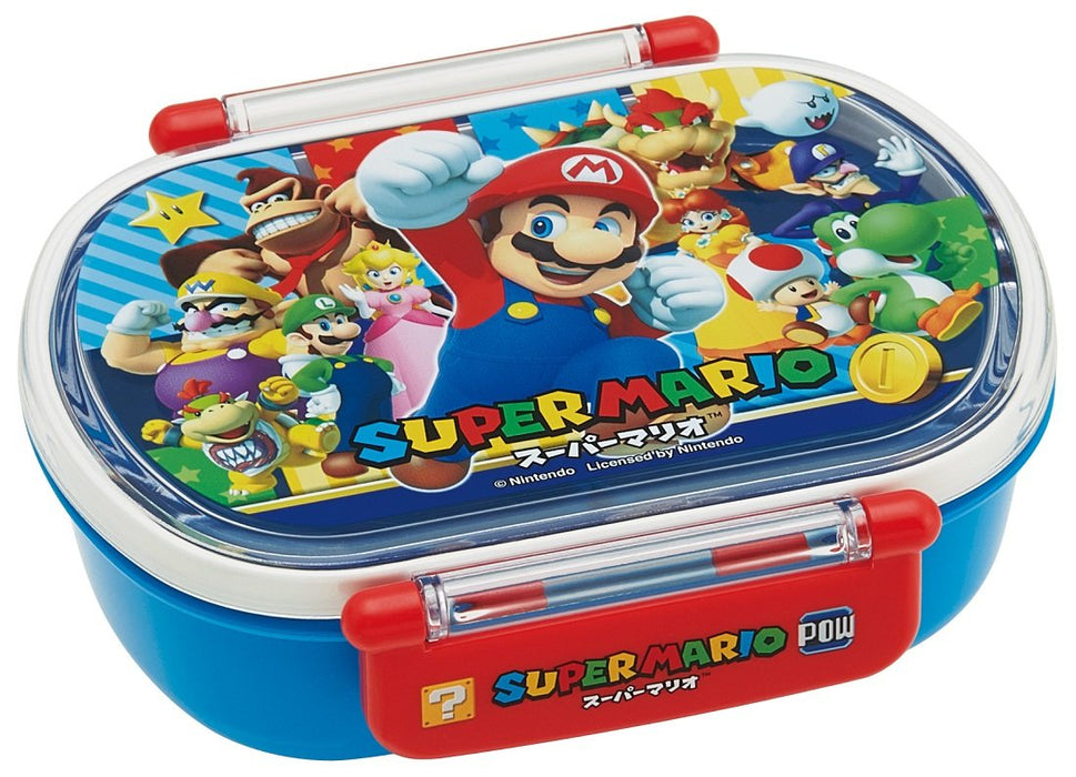 Skater Super Mario 17 Bento Box 360Ml Japanese Made Lunch Box- Japan Figure Store - #1 Bring To You The Best Japanese Goods