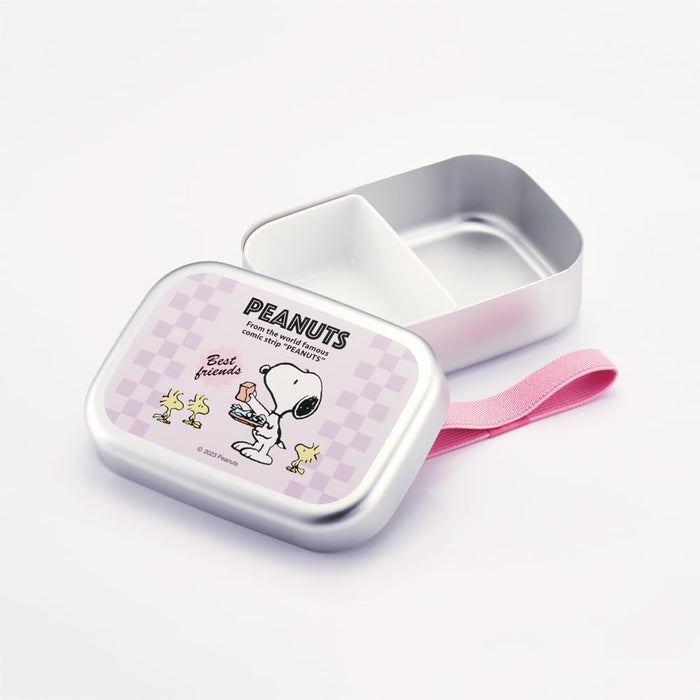 Skater Kids Lunch Box 370ml Aluminum with Belt Snoopy 80s Cafe Japan Made- Japan Figure Store - #1 Bring To You The Best Japanese Goods