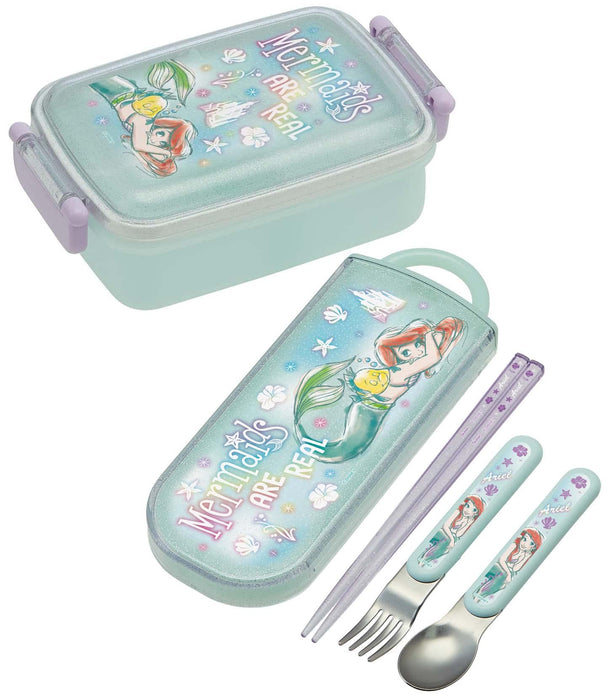 Skater Kids Disney Ariel Lunch Box 450ml Antibacterial Japan-Made for Girls- Japan Figure Store - #1 Bring To You The Best Japanese Goods