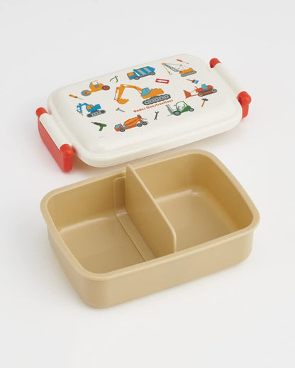 Skater Kids Lunch Box 450ml Antibacterial Working Car Design Made in Japan- Japan Figure Store - #1 Bring To You The Best Japanese Goods