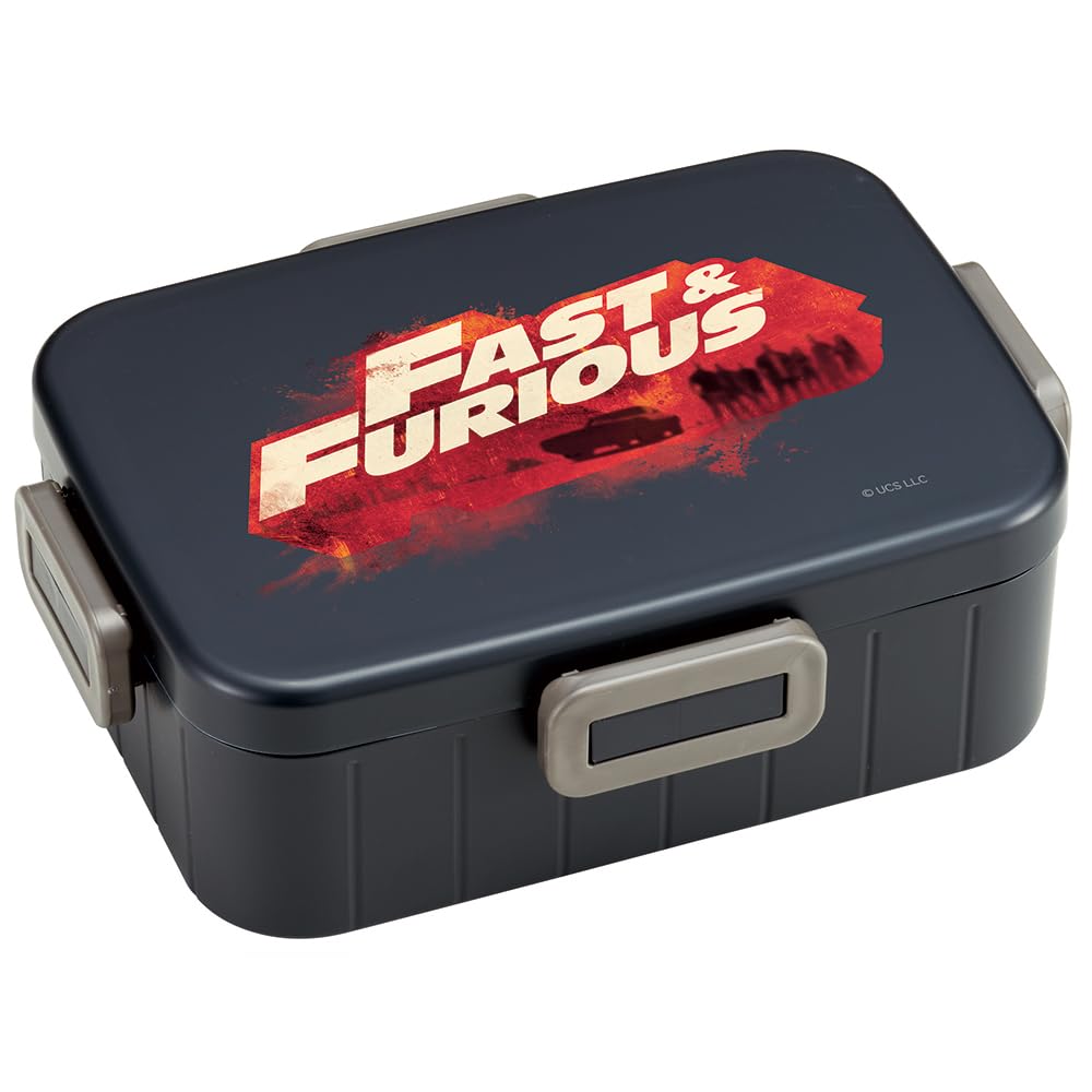 Skater Lunch Box 900ml Large Capacity 4-Point Lock Antibacterial Fast & Furious- Japan Figure Store - #1 Bring To You The Best Japanese Goods