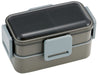 Skater Charcoal Gray Antibacterial 850ml Large 2 Tier Lunch Box for Men Made in Japan- Japan Figure Store - #1 Bring To You The Best Japanese Goods