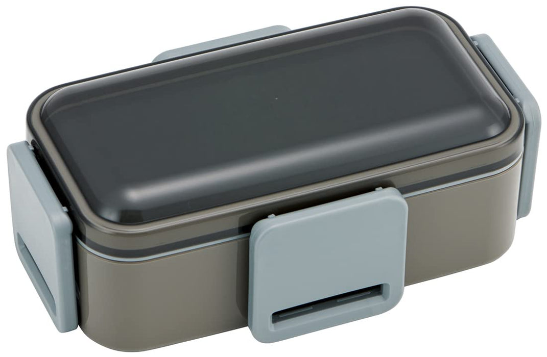Skater Charcoal Gray Antibacterial 850ml Large 2 Tier Lunch Box for Men Made in Japan- Japan Figure Store - #1 Bring To You The Best Japanese Goods