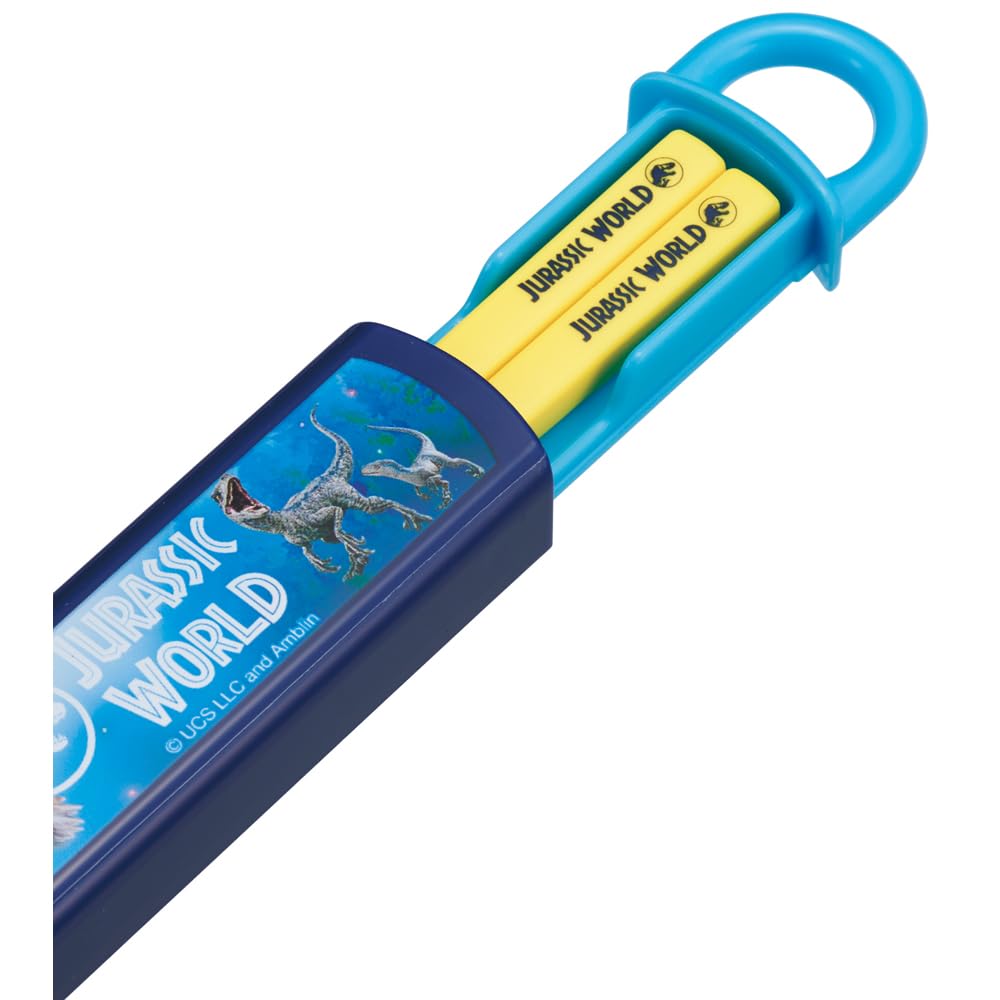 Skater ABS2Amag-A Jurassic World 24 Lunch Box & Kids' 16.5cm Chopstick Set Made in Japan- Japan Figure Store - #1 Bring To You The Best Japanese Goods