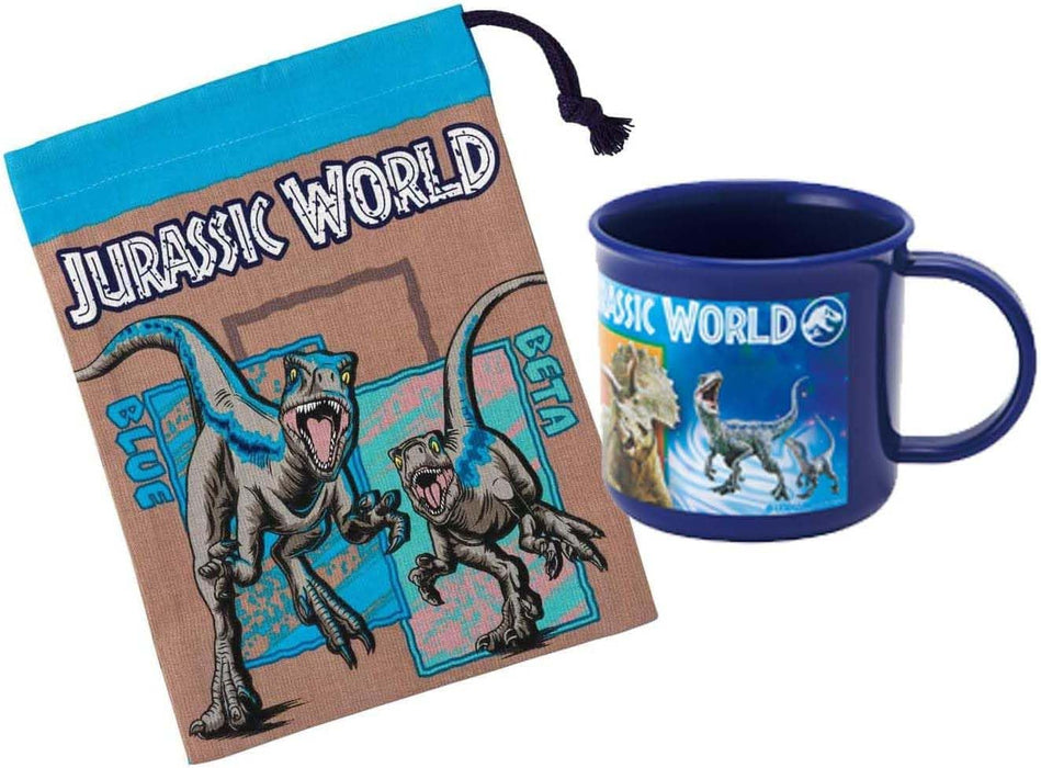 Skater Brand Jurassic World Theme Lunch Box and Cup Bag Set Kb63-A- Japan Figure Store - #1 Bring To You The Best Japanese Goods
