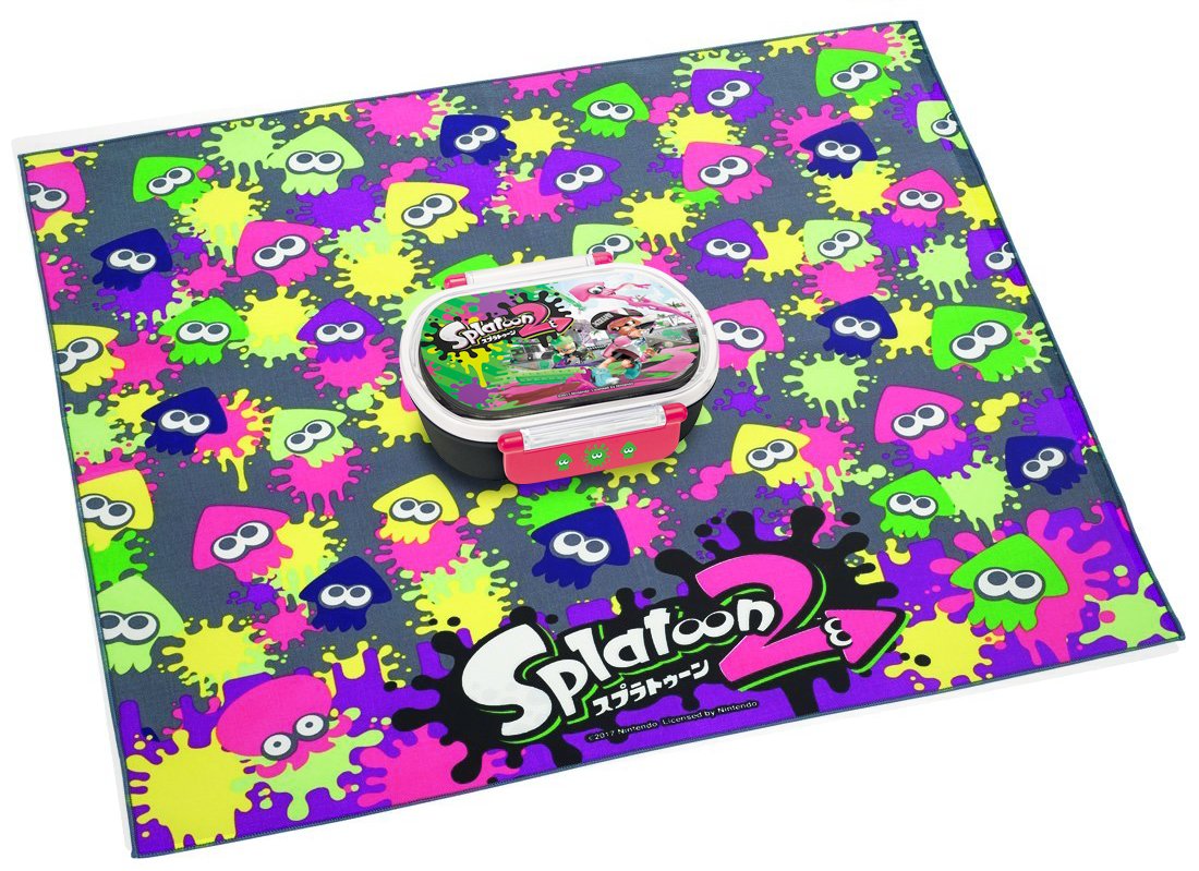 Skater Splatoon 2 Boy Lunch Box with 43x43cm Cloth Made in Japan- Japan Figure Store - #1 Bring To You The Best Japanese Goods