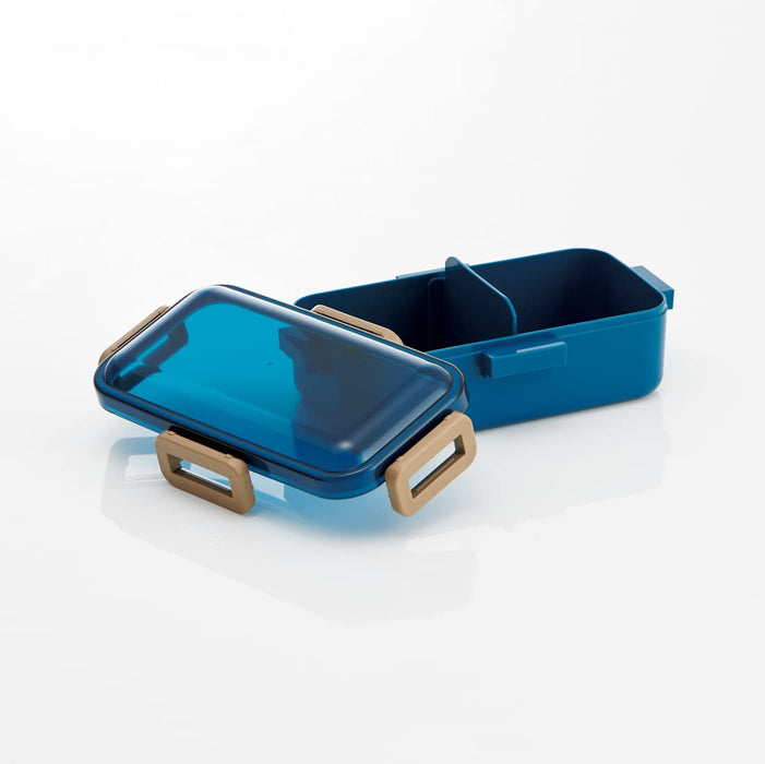 Skater Ocean Blue Lunch Box 530Ml with Antibacterial Dome Lid - For Women Made in Japan- Japan Figure Store - #1 Bring To You The Best Japanese Goods