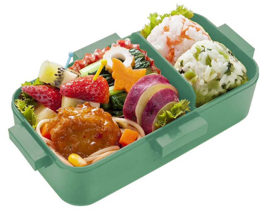 Skater Antibacterial Lunch Box for Women 530Ml Dome-Shaped Lid Sage Green Made in Japan- Japan Figure Store - #1 Bring To You The Best Japanese Goods