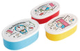 Skater Doraemon Lunch Box Set of 3 Sealable Storage Containers SRS3S-A- Japan Figure Store - #1 Bring To You The Best Japanese Goods