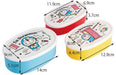 Skater Doraemon Lunch Box Set of 3 Sealable Storage Containers SRS3S-A- Japan Figure Store - #1 Bring To You The Best Japanese Goods