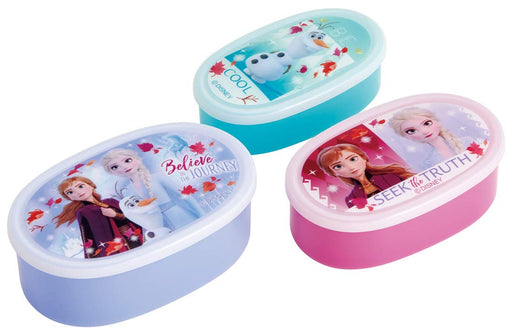 Skater Disney Frozen 2 Lunch Box Set of 3 860ml Sealable Storage Containers Made in Japan- Japan Figure Store - #1 Bring To You The Best Japanese Goods