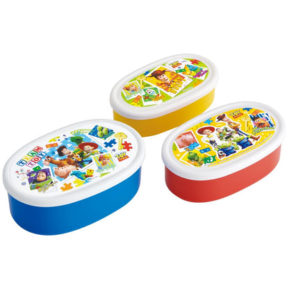 Skater Disney Toy Story 24 Sealable Lunch Box - Set of 3 Storage Containers Made in Japan- Japan Figure Store - #1 Bring To You The Best Japanese Goods