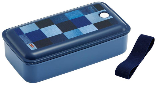 Skater 1 Tier 830Ml Denim Lunch Box Silver Ion Antibacterial Fluffy Packing- Japan Figure Store - #1 Bring To You The Best Japanese Goods