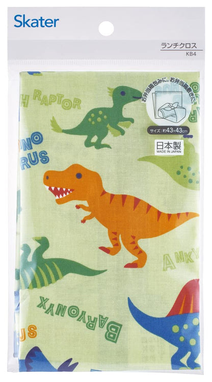 Skater Dinosaur Picture Lunch Cloth 43 x 43 cm Made in Japan KB4-A- Japan Figure Store - #1 Bring To You The Best Japanese Goods