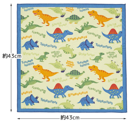 Skater Dinosaur Picture Lunch Cloth 43 x 43 cm Made in Japan KB4-A- Japan Figure Store - #1 Bring To You The Best Japanese Goods