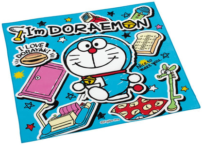 Skater Doraemon Sticker Lunch Cloth 43 X 43 Cm Authentic Made in Japan- Japan Figure Store - #1 Bring To You The Best Japanese Goods