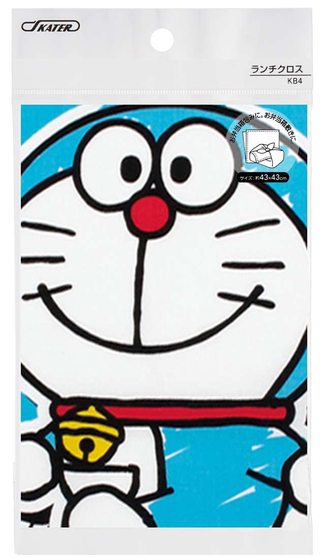 Skater Doraemon Sticker Lunch Cloth 43 X 43 Cm Authentic Made in Japan- Japan Figure Store - #1 Bring To You The Best Japanese Goods