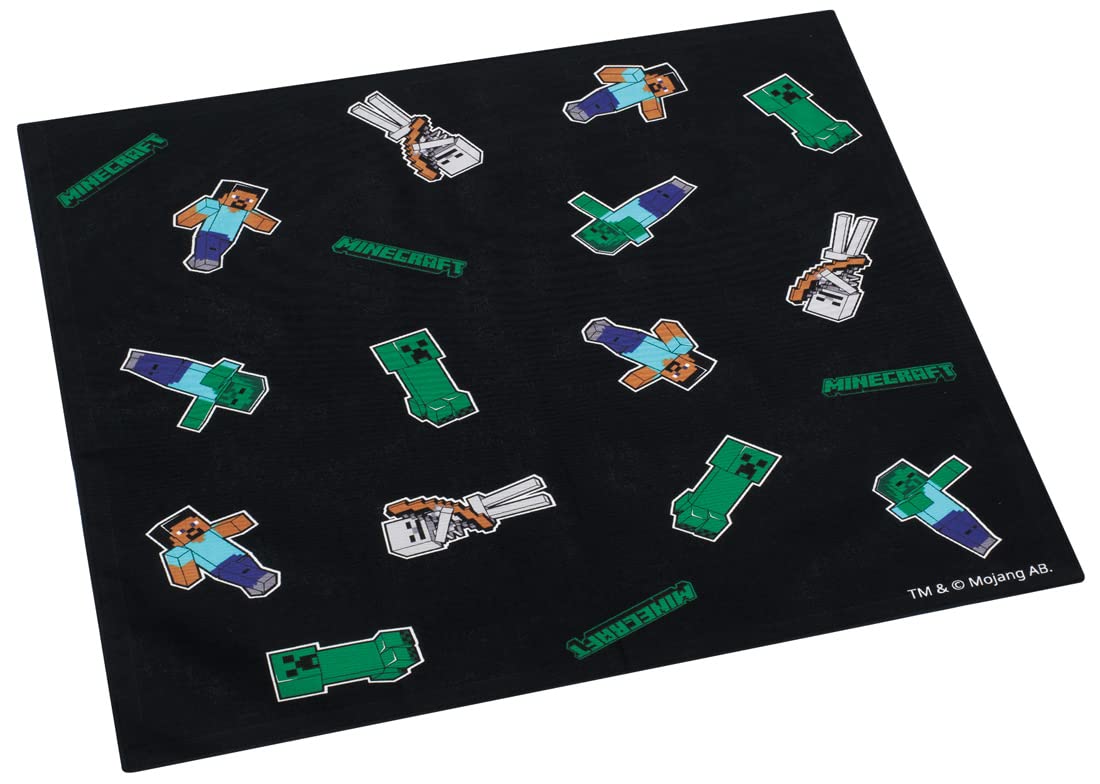 Skater Minecraft Lunch Cloth 43X43cm Authentic Japan-made - KB4-A- Japan Figure Store - #1 Bring To You The Best Japanese Goods