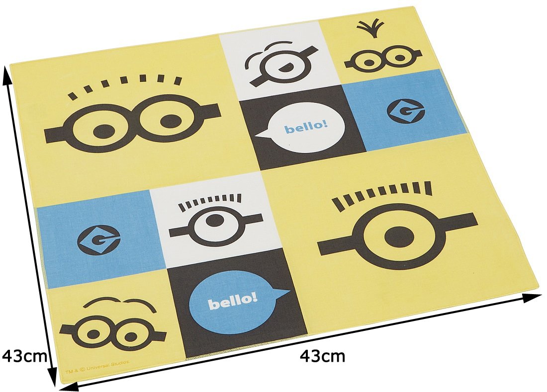 Skater Minions Face Lunch Cloth Kb4 Premium Quality Made in Japan- Japan Figure Store - #1 Bring To You The Best Japanese Goods