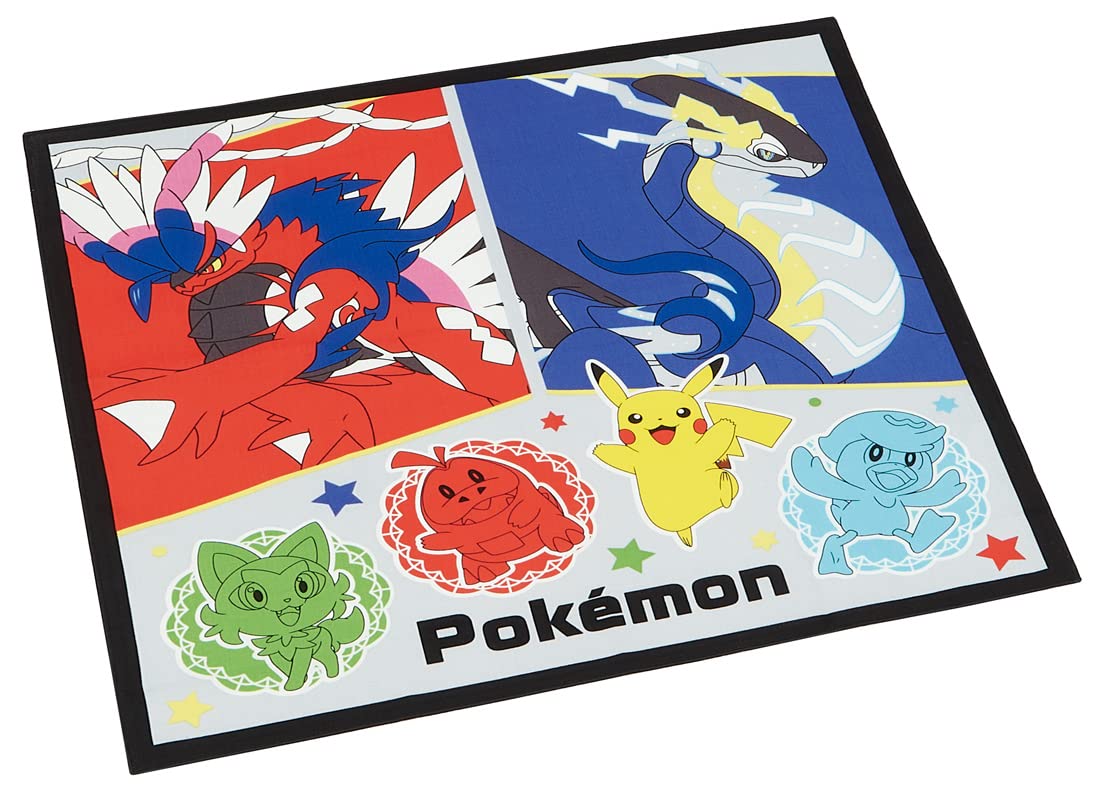 Skater Pokemon Lunch Cloth 43x43 cm Authentic Japanese Made Model 23N KB4-A- Japan Figure Store - #1 Bring To You The Best Japanese Goods