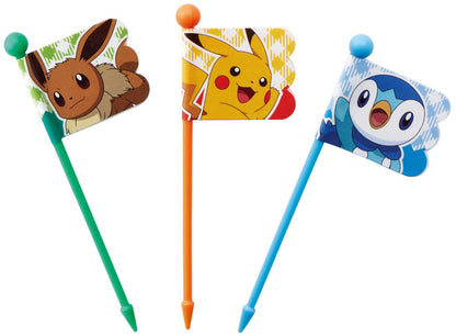 Skater Pokemon Lunch Picks 9-Pack Skater Lkp4-A for Bento Box- Japan Figure Store - #1 Bring To You The Best Japanese Goods