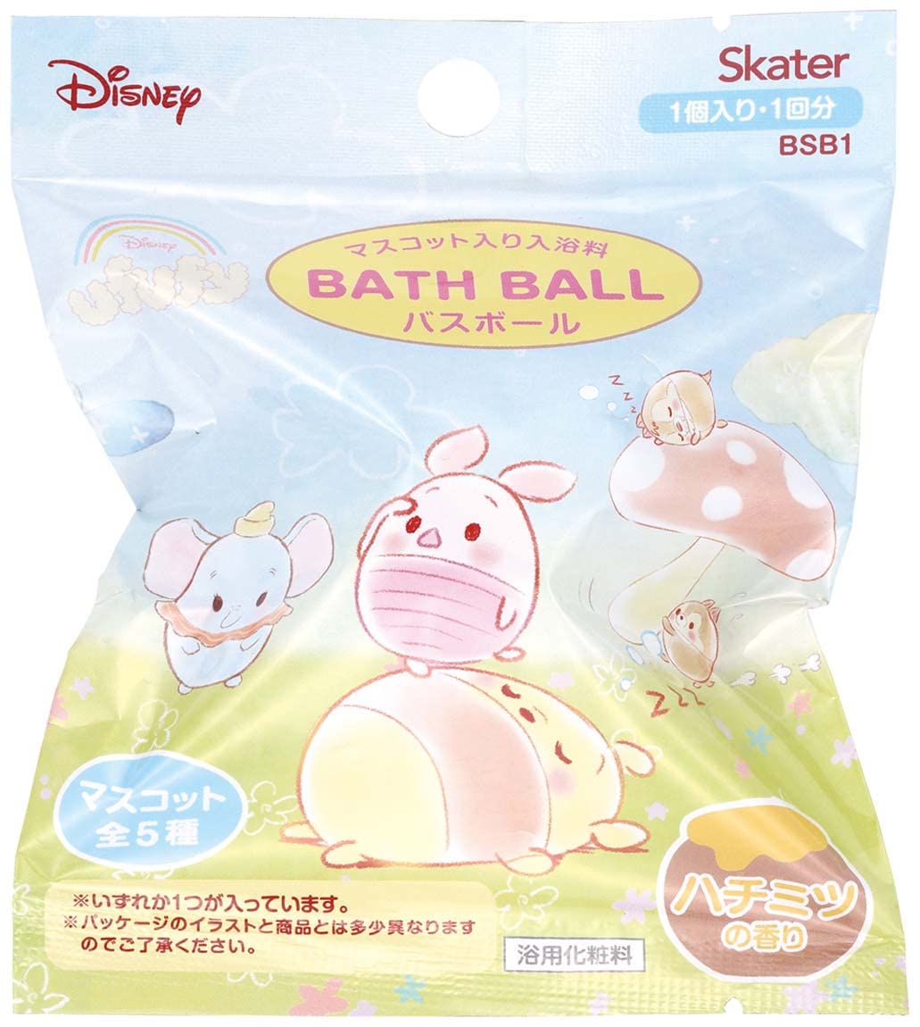 Skater Disney Ufufi Mascot Bath Bomb Additive - Bsb1-A Bath Ball- Japan Figure Store - #1 Bring To You The Best Japanese Goods