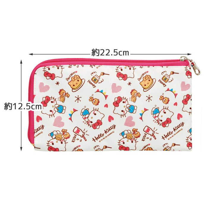 Skater Sanrio Kitty Mask Case - Portable Mask Storage Pouch Mkp1-A- Japan Figure Store - #1 Bring To You The Best Japanese Goods