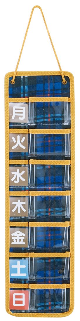 Skater Traditional Check Slim Medicine Pocket 120 Zipper Bags 1 Week Jdp2- Japan Figure Store - #1 Bring To You The Best Japanese Goods