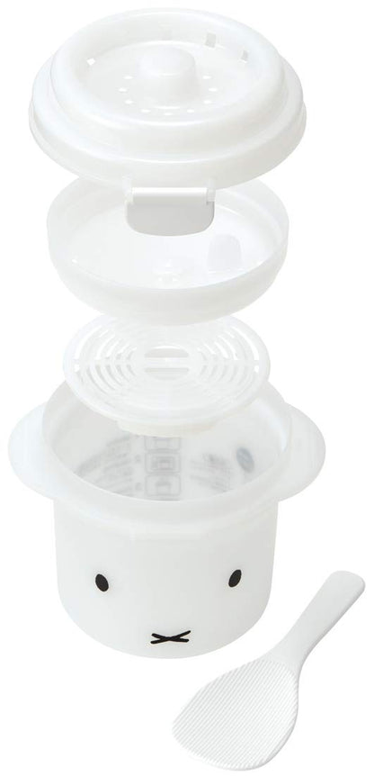 Skater 1 Cup Microwave Rice Cooker and Maker with Rack 640ml Capacity- Japan Figure Store - #1 Bring To You The Best Japanese Goods