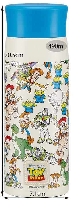 Skater Disney Toy Story Insulated Stainless Steel Water Mug Bottle 490ml - SMH5- Japan Figure Store - #1 Bring To You The Best Japanese Goods