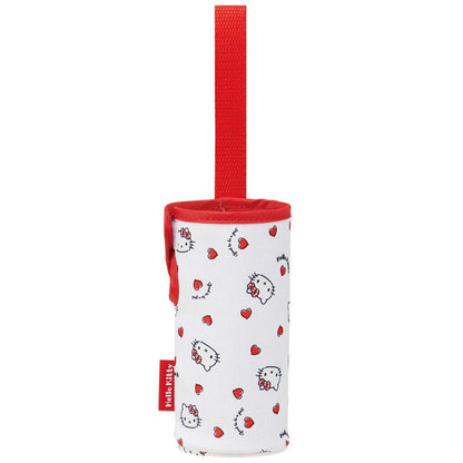 Skater Kitty Red Heart Water Bottle Cover 360ml - Sanrio Mug Bottle Case WSSC4- Japan Figure Store - #1 Bring To You The Best Japanese Goods