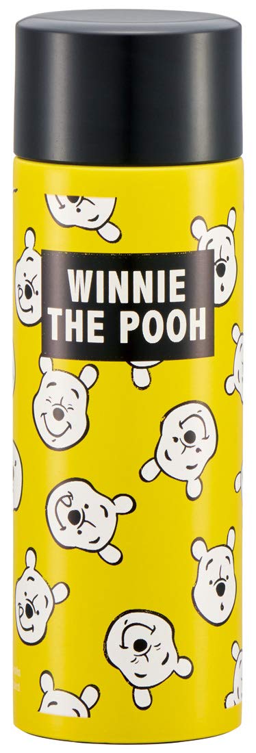 Skater Disney Winnie The Pooh Honey Mini Stainless Steel 120ml Water Bottle- Japan Figure Store - #1 Bring To You The Best Japanese Goods
