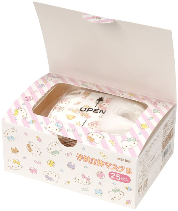 Skater Hello Kitty 3-Ply Mask for 2-3 Year Olds Extra Large Size Sanrio 25 Pack Mskb25N-A- Japan Figure Store - #1 Bring To You The Best Japanese Goods