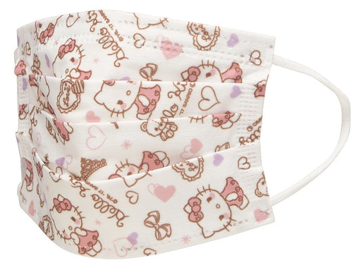 Skater Hello Kitty Mask Pack of 10 Three-Ply Non-Woven for Children and Women Mskp3-A- Japan Figure Store - #1 Bring To You The Best Japanese Goods